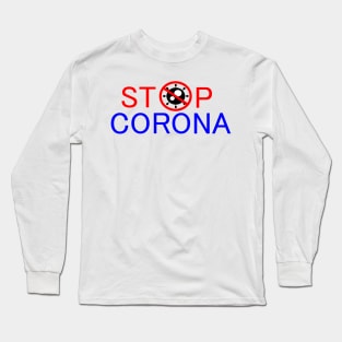 Stop corona Long Sleeve T-Shirt